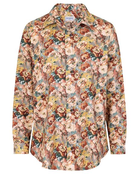 Beatrice Cotton Mix Floral Blouse