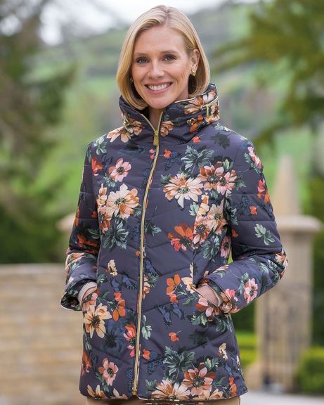 Ladies Juliette Padded Zip Front Jacket