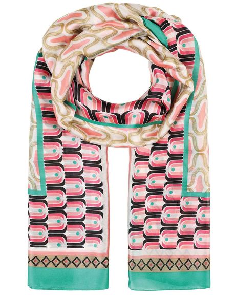 Shauna Patterned Viscose Scarf