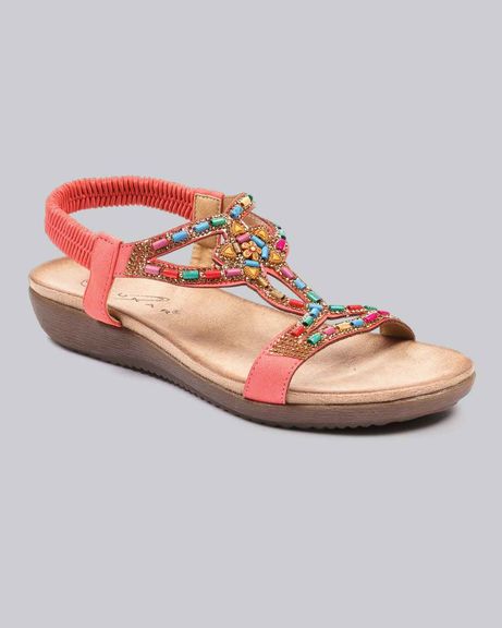 Lunar Mariella Ladies Sandal - Orange