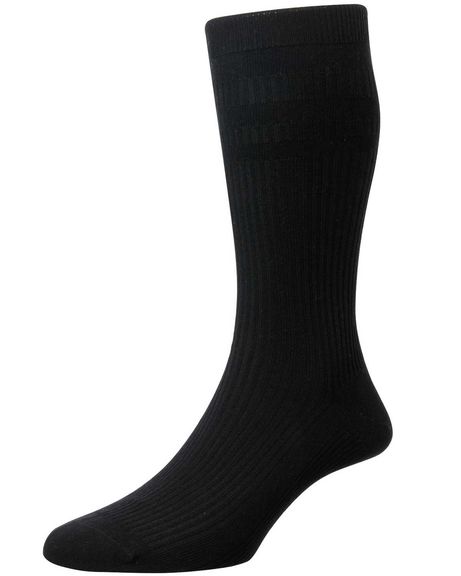 Mens Cotton Rich Soft Top Sock