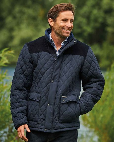 Arundel Navy Fleece Lined Jacket