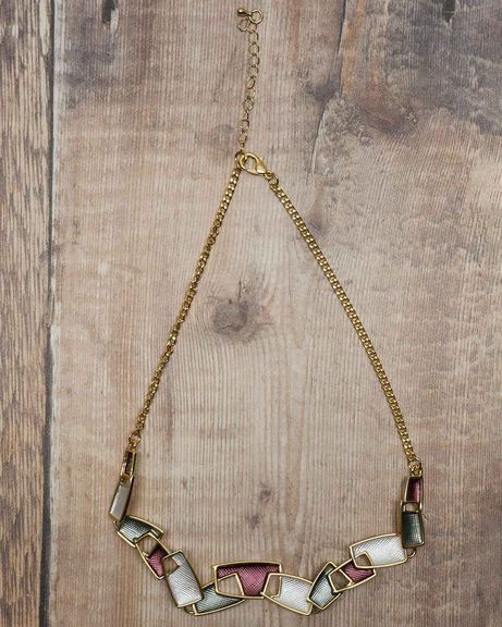 Cecilia Multi-Coloured Enamel Ladies Necklace