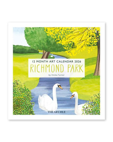 2026 Illustrated Wall Calendar - Park