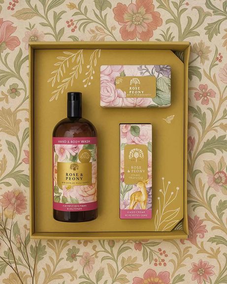 The English Soap Company Hand & Body Collection - Rose & Peony