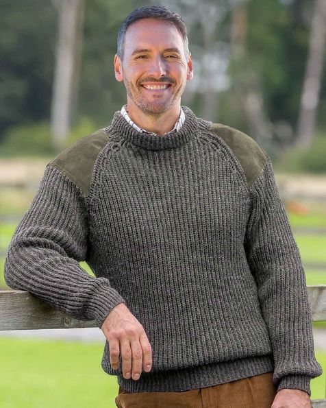 mens chunky knitwear