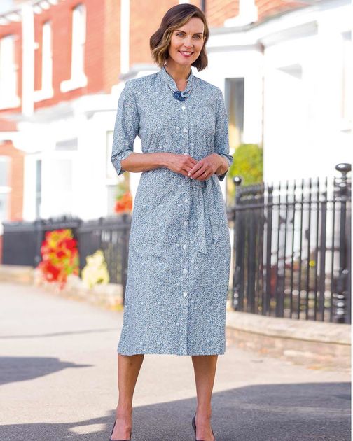 Adriano dress, Cotton Dresses for Elderly Ladies, Sizes 10 to 24