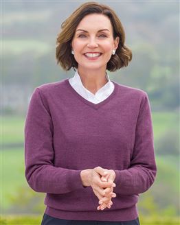 Merino Wool V Neck Jumper