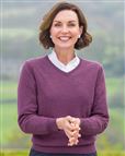 Merino Wool V Neck Jumper