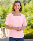 Silky Cotton Square Neck Top 