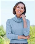 Merino Wool Cowl Neck Jumper
