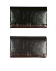 Trimmed Leather Purse