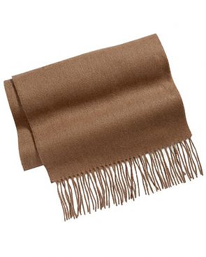 Camel Pure Lambswool Scarf