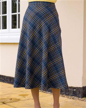 flared wool skirt uk