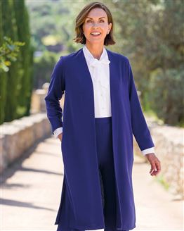 Katrina Super Soft Edge To Edge Longline Jacket