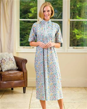 Simone Floral Short Sleeve Tana Lawn Nightdress