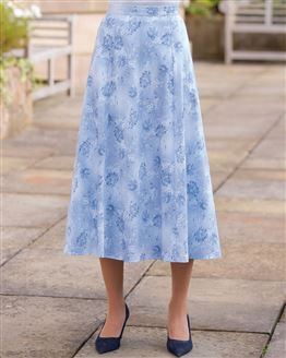 Frances Pure Silky Cotton Pull On Skirt